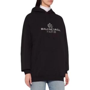 Balenciaga - Hoodie - Zwart - Katoen