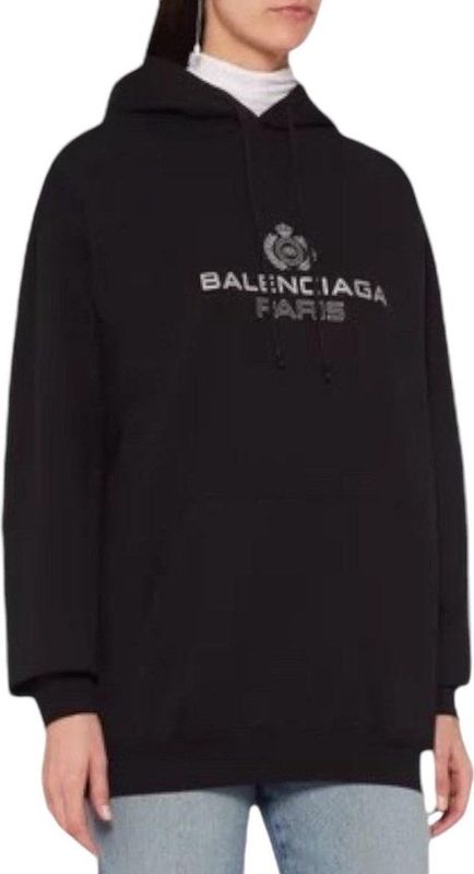 Balenciaga - Hoodie - Zwart - Katoen