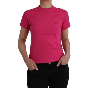 Balenciaga Katoenen Roze T-Shirt Met Logo