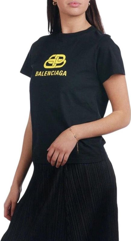 Balenciaga Zwart BB Logo T-Shirt