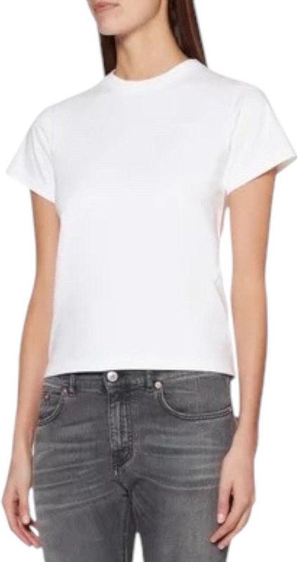 Balenciaga Geborduurd Wit T-Shirt