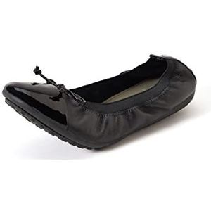 Geox - Piuma - Ballerina's - Zwart - Leer