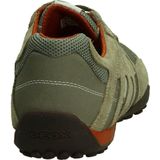 Geox - Snake - Sneakers - Beige - Suède Leer - Ademend