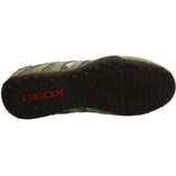 Geox - Snake - Sneakers - Beige - Suède Leer - Ademend