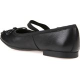 Geox - Plié - Ballerina - Zwart - Leer