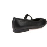 Geox - Plié - Ballerina - Zwart - Leer