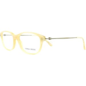 Giorgio Armani Bril AR7007 5019 Gestreepte witte 52 mm dames