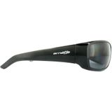 Arnette Zonnebril Hot Shot 4182 214981 Gepolijste Zwarte Grafische Afbeeldingen Binnen Grijs Gepolariseerd | Sunglasses
