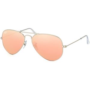 Ray-Ban RB3025 019/Z2 - Aviator (Flash Lenses) - zonnebril - Zilver / Koper Flash - 55mm