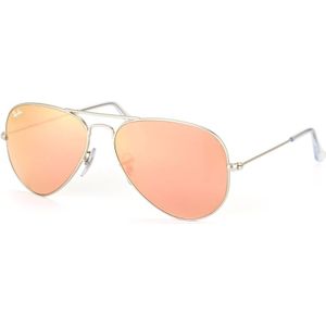 Ray-Ban Zonnebril Aviator Full Color (55 mm), zilver (019/Z2), 58 mm