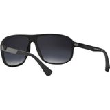 Emporio Armani EA 4029 50638G 64 - vierkant zonnebrillen, mannen, zwart