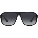 Emporio Armani EA 4029 50638G 64 - vierkant zonnebrillen, mannen, zwart