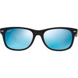 Ray-Ban RB 2132 NEW WAYFARER Unisex-Sonnenbrille Vollrand Eckig Kunststoff-Gestell, schwarz
