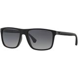 Emporio Armani EA 4033 5229/T3 56 - vierkant zonnebrillen, mannen, zwart, polariserend