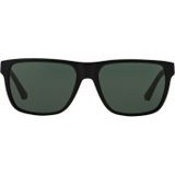 Emporio Armani EA4035 Herren-Sonnenbrille Vollrand Eckig Kunststoff-Gestell, schwarz