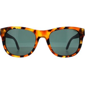 Polo Ralph Lauren Square Heren Tokio Havana & Tartan Grijs Groen Zonnebril | Sunglasses