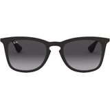 Ray-Ban Zonnebril  4221 622/8G Zwart Rubber Grijs Verloop | Sunglasses