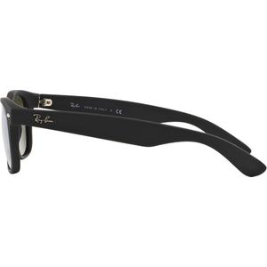 Ray-ban zonnebril nieuwe wayfarer 2132 622/30 Rubber Black Silver Flash Mirror 55 mm