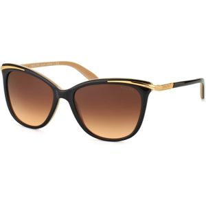 Ralph by Ralph Lauren Cat Eye Dames Zwart Bruin Gradient Zonnebril | Sunglasses