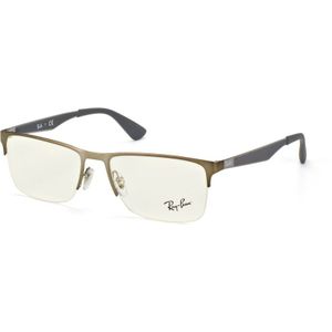 Ray-Ban 0Rx6335 2855 54 - brillen, rechthoek, unisex, grijs