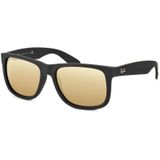 Ray-Ban Zonnebril  Justin 4165 622/5A Zwart Goud Mirror | Sunglasses