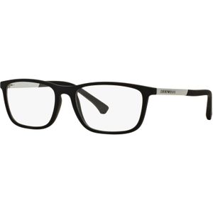 Emporio Armani A3069 - Bril - Zwart - Kunststof - Rechthoekig Montuur