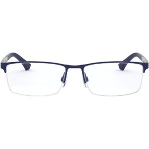 Emporio Armani - EA1041 Bril - Blauw - Metaal - Rechthoekig Montuur