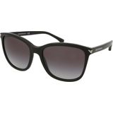 Emporio Armani Unisex zonnebril, zwart (Black 50178G), Large (fabrieksmaat: 56), zwart (Black 50178g), L (fabrikant maat: 56)