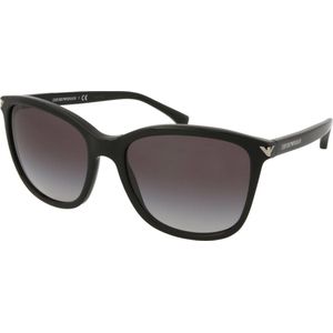 Emporio Armani EA 4060 5017/8G 56 - vierkant zonnebrillen, vrouwen, zwart