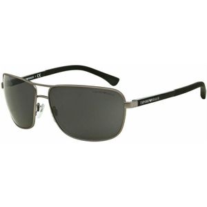 Emporio Armani EA 2033 313087 64 - rechthoek zonnebrillen, mannen, grijs