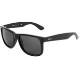 Ray-Ban RB 4165 JUSTIN Herren-Sonnenbrille Vollrand Eckig Kunststoff-Gestell, schwarz