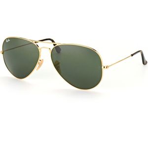 Ray-Ban, Accessoires, unisex, Geel, 62 MM, Aviator Rb 3025 Zonnebril
