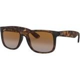 Ray-Ban RB4165 865/T5 - Justin (Classic) - zonnebril - Tortoise / Bruin Gradiënt - 55mm