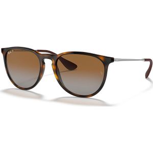 Ray-Ban, Accessoires, Dames, Bruin, 54 MM, Nylon, Erika Klassiek Gepolariseerd