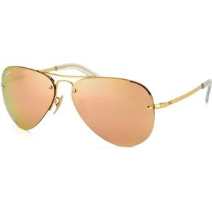 Ray-Ban Zonnebril  3449 001/2Y Goud Copper Mirror | Sunglasses