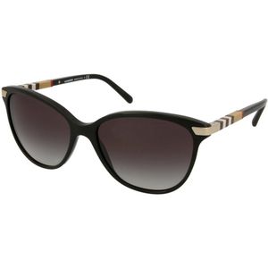 Burberry Stijlvolle zonnebril voor vrouwen , Black , Dames , Maat: 57 MM