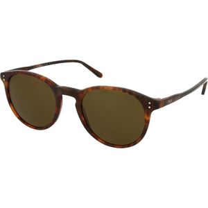 Polo Ralph Lauren Ronde Unisex Zonnebril Havana Bruin | Sunglasses