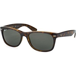 Ray-Ban, Accessoires, Dames, Groen, 58 MM, Nylon, Rb 2132 Zonnebril New Wayfarer Classic Gepolariseerd