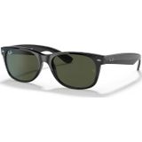 Ray-Ban New Wayfarer Rb2132 901 - vierkant zonnebrillen, unisex, zwart