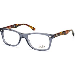 Ray - Ban Unisex RX5228 5629 Optische monturen Acetaat Grijs Transparant Hurken Normaal