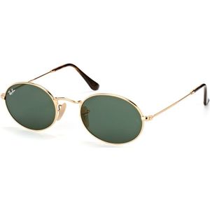 Ray-ban zonnebril ovaal 3547N 001 Gold Green G-15