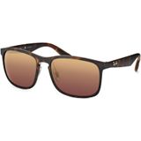 Ray-Ban Zonnebril  RB4264 894/6B Mat Havana Bruin Polarized Mirror Chromance | Sunglasses