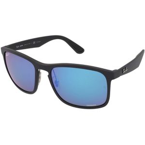 Ray Ban RB4264 601SA1 Chromance zonnebril Zwart / Blauw Spiegel Chromance Gepolariseerd 58mm