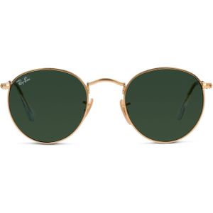 Ray-Ban Unisex volwassenen ronde metalen zonnebril, groen (Verde), 53