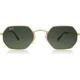 Ray-Ban Octagonal Rb3556N 001 53 - rechthoek zonnebrillen, unisex, goud