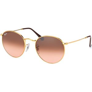 Ray-Ban Round Metal RB3447 Heren - Rond Goud