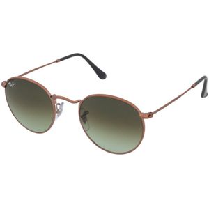 Ray-Ban Round Metal RB3447 Heren - Rond Brons