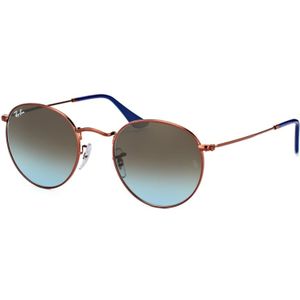 Ray-Ban Round Metal RB3447 - Rond Zilver Bruin