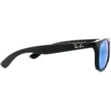 Ray-Ban Zonnebril Junior  9062 701355 Zwart Blauw Mirror | Sunglasses