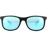 Ray-Ban Zonnebril Junior  9062 701355 Zwart Blauw Mirror | Sunglasses